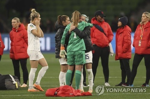 미국 여자축구 대표 선수단