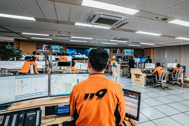 119종합상황실 / 사진=광주시 제공
