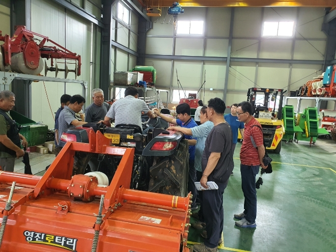 맞춤형 농업기계교육 / 사진=장흥군 제공