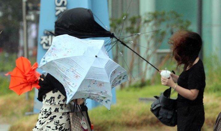 [날씨] 대전·충남·세종, 태풍 '카눈' 영향 최대 200㎜ 비 예상