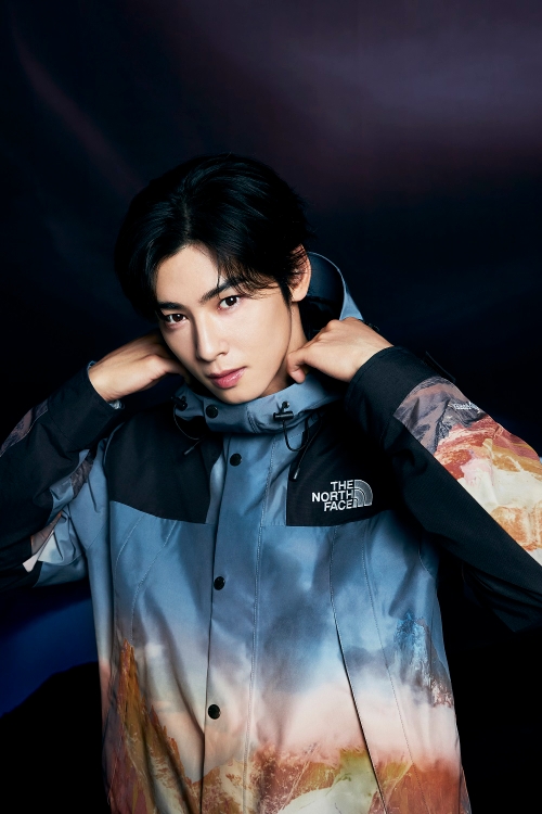 노스페이스 홍보대사로 새롭게 발탁된 차은우