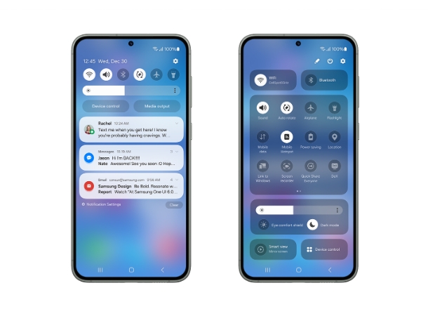 간결해진 디자인과 개선된 사용을 지원하는 One UI 6 이미지