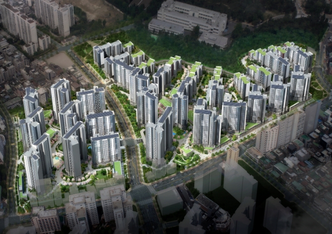 래미안 라그란데 메인조감도 / 사진=삼성물산 건설부문 제공