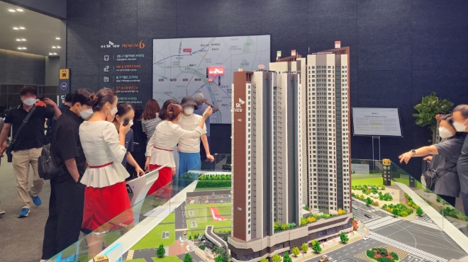 청계 SK뷰 견본주택 내부 모습 / 사진=SK에코플랜트 제공