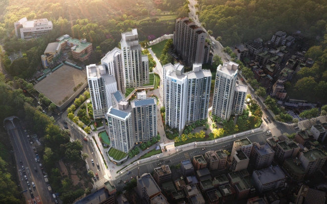 안양자이 더 포레스트 조감도 / 사진=GS건설 제공