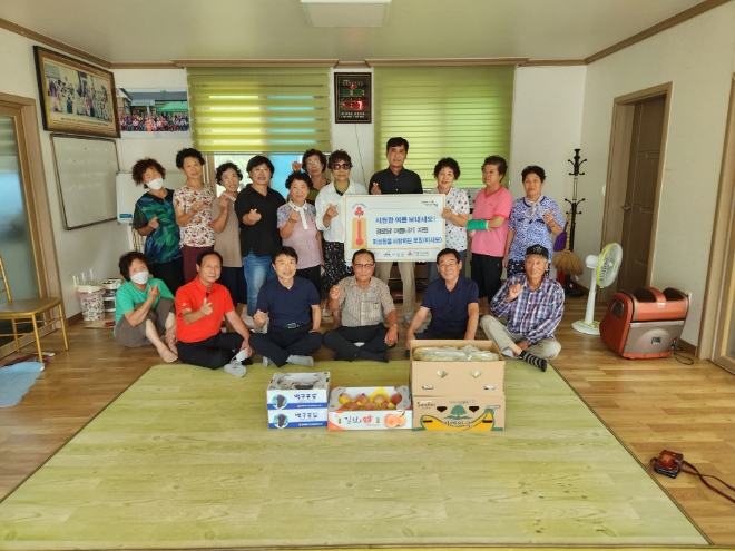 미사모 여름나기 물품 전달 / 사진=군산시 제공