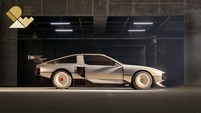IDEA 2023에서 금상을 수상한 현대차 N 비전 74의 모습 / 사진=현대차그룹 제공