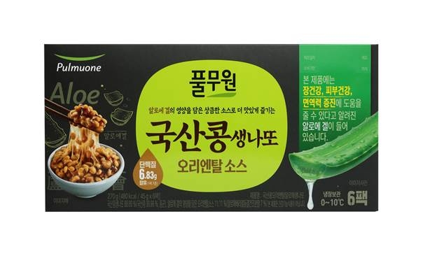 풀무원 ‘국산콩 오리엔탈 알로에 생나또’ 출시
