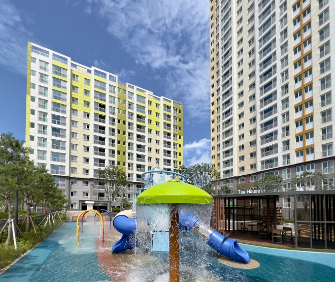 태백 포레스트 애시앙 물놀이터 / 사진=부영그룹 제공