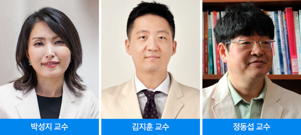 (왼쪽부터)삼성서울병원순환기내과박성지·김지훈교수,심장외과정동섭교수