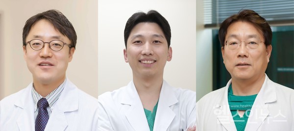 (왼쪽부터)서울아산병원심장내과박덕우·강도윤·박승정교수