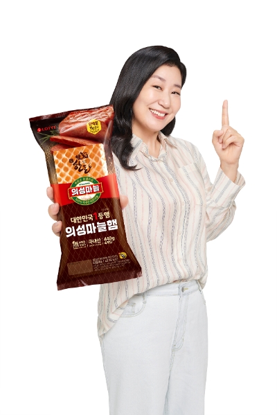 ‘의성마늘햄’ 광고모델로 발탁된 배우 라미란 / 사진=롯데웰푸드 제공