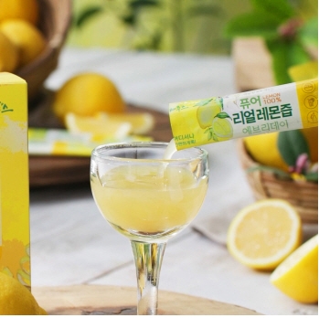 제주스, 레몬즙 스틱 '퓨어 리얼 레몬즙 에브리데이' 출시