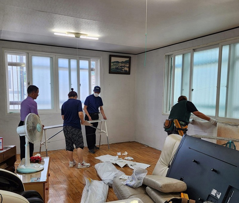 시전동 시목경로당 환경개선 / 사진=여수시 제공