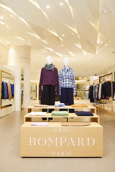 ‘프랜치 캐시미어 대명사’ 에릭 봉파르 한국 상륙…롯데百 첫 팝업스토어 오픈