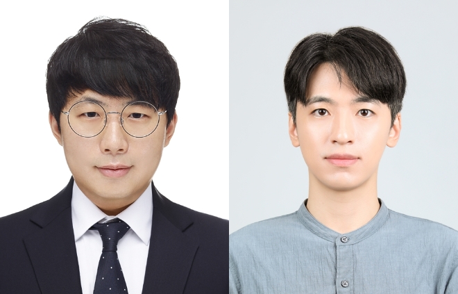 최준환(왼쪽),김민주 교수(사지=단국대)