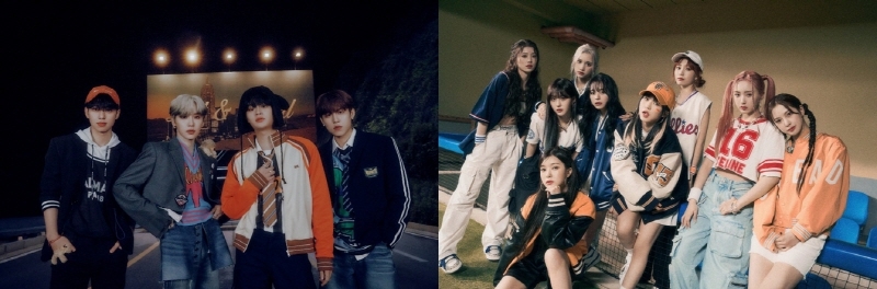 사진=‘2023 아시아송페스티벌’ 출연진 중 한국 아티스트 2팀. 에이비식스(왼쪽), 케플러 / 제공=(에이비식스(AB6IX), 케플러(Kep1er)