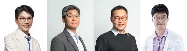 (왼쪽부터)서울성모병원혈액내과민창기교수,임상약리과임동석,한승훈교수,혈액내과박성수교수