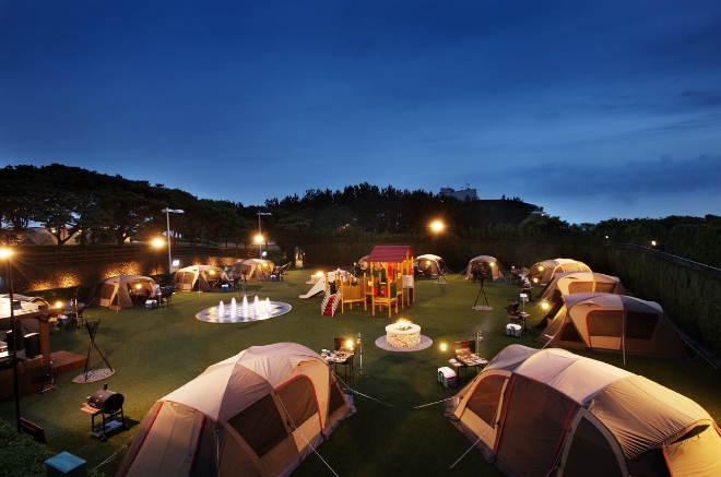 캠핑 빌리지 / 사진=신라호텔 제공