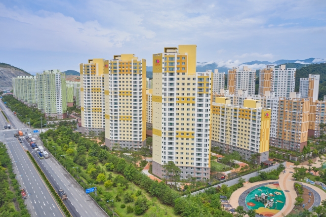 부산신항 마린애시앙 전경 / 사진=부영그룹 제공