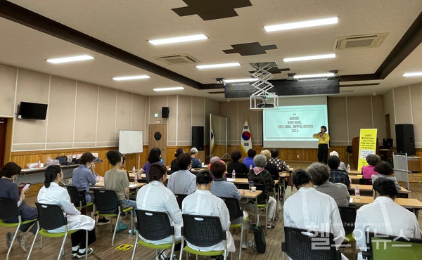 암생존자지역사회연계프로그램진행모습