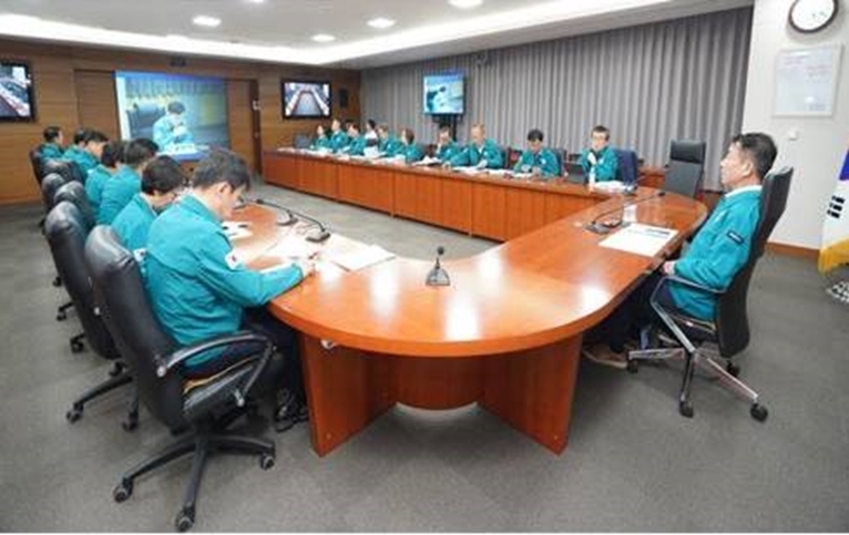 코레일, 파업 대비 비상대책회의(연합뉴스사진제공)