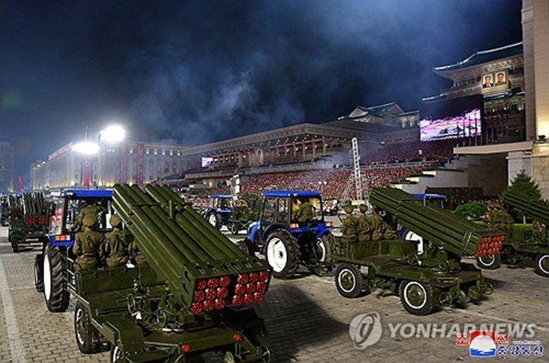 북한, '민방위무력 열병식' 개최(연합=사진제공)