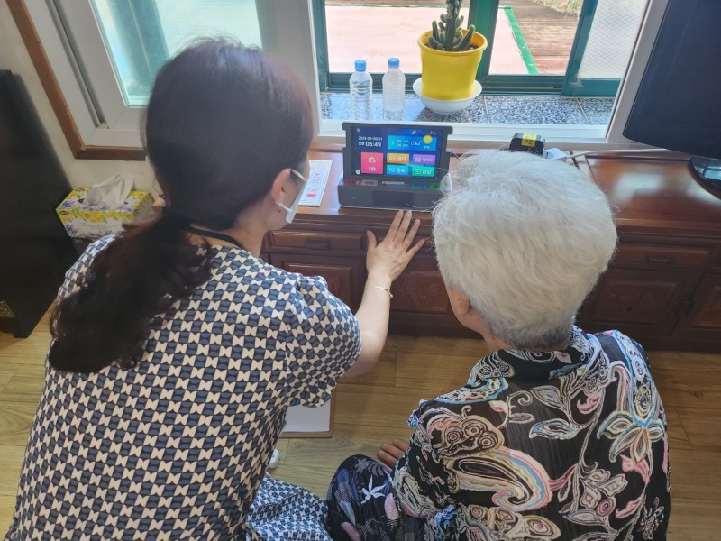 독거노인·장애인 응급 ICT 사업 / 사진=담양군 제공