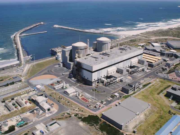 남아공 전력공사(ESKOM) 쿠벅(Koeberg) 원자력 발전소 전경