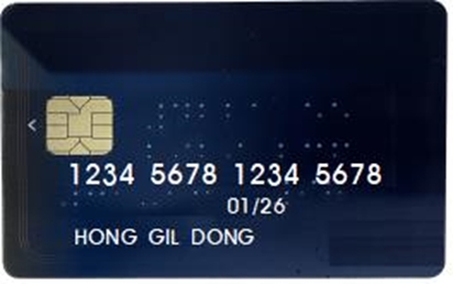 점자카드(금융감독원제공)