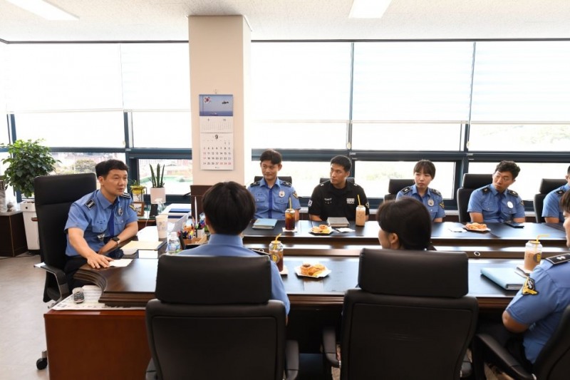 온보딩 간담회 / 사진=완도해양경찰 제공