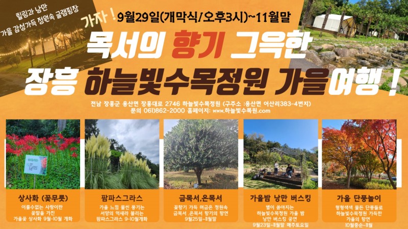 가을을 수놓는 향기축제 / 사진=장흥군 제공