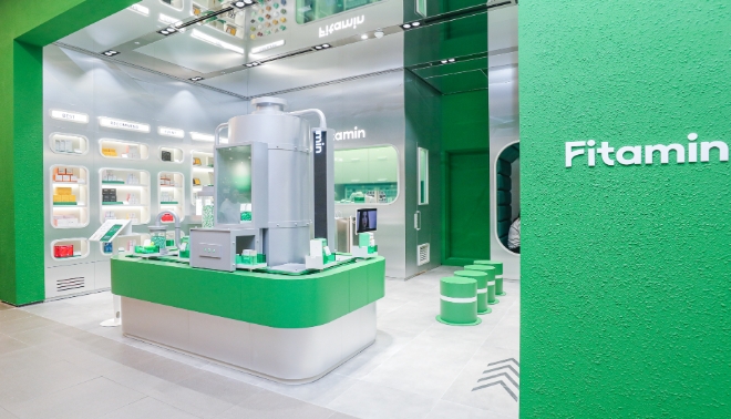 현대백화점 더현대 서울에 위치한 맞춤형 건강기능식품 ‘핏타민’ 매장 전경. / 사진=현대백화점 제공