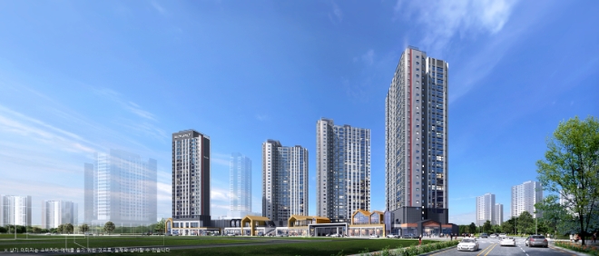 검단신도시 롯데캐슬 넥스티엘 투시도 / 사진=롯데건설 제공