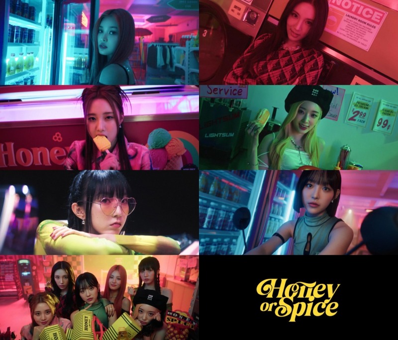 LIGHTSUM, 미니 2집 콘셉트 비디오 공개…더 강렬해진 여섯 소녀의 귀환