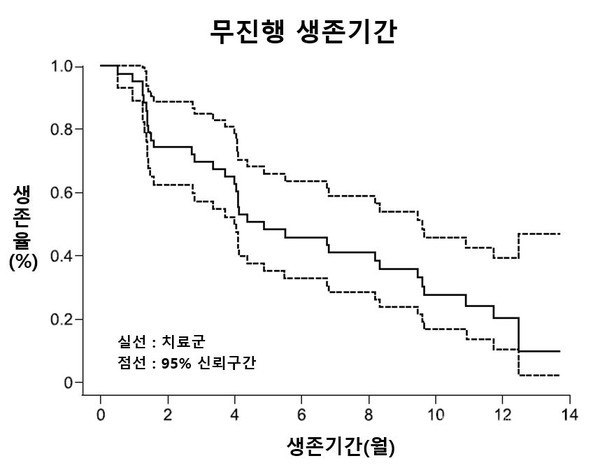 병용요법환자무진행생존기간