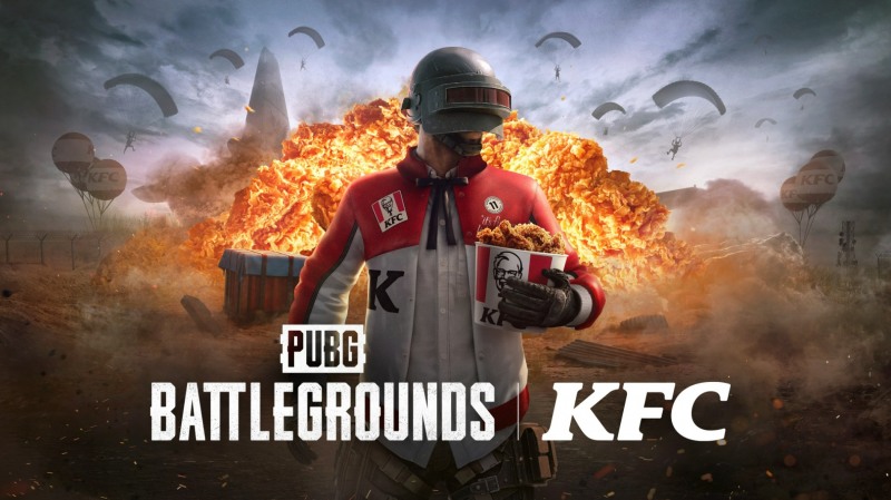 배틀그라운드, KFC와 대규모 컬래버 실시…에란겔에 KFC 매장이!