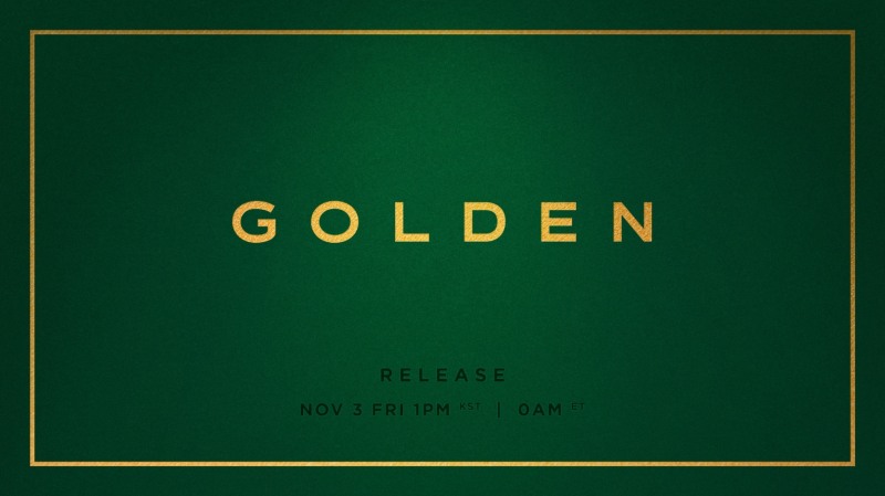 정국이 선보일 황금빛 순간…내달 3일 솔로 앨범 ‘GOLDEN’ 발매
