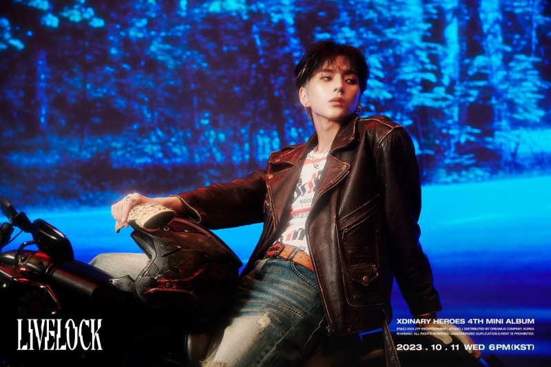 엑스디너리 히어로즈 오드, 새 앨범 'Livelock' 개인 티저 공개…카리스마↔몽환 넘나드는 반전 매력