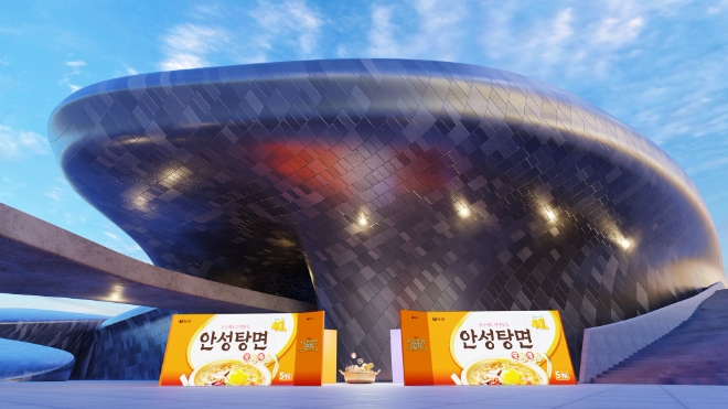 농심 안성탕면 팝업스토어 조감도(DDP) / 사진=농심 제공