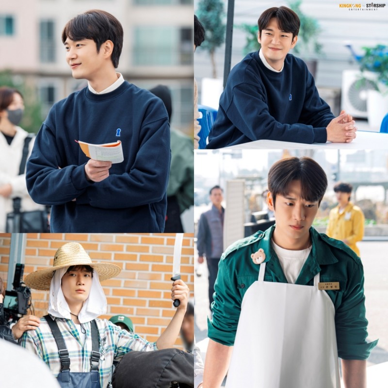‘사장돌마트’ 최원명 촬영 현장 포착…훈훈한 ‘비주얼+분위기’