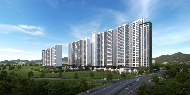 정읍 푸르지오 더 퍼스트 조감도 / 사진=대우건설 제공