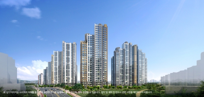 트리우스 광명 투시도 / 사진=대우건설 제공