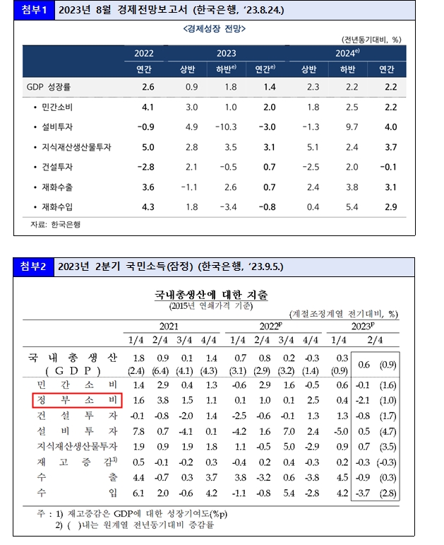 민주 홍성국 "한은, 기재부 눈치 보느라 '정부소비' 통계 감춰"