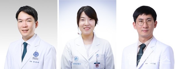 (왼쪽부터)강남세브란스병원유방외과안성귀교수·서울아산병원유방외과이새별교수·한림대학교동탄성심병원유방외과이장희교수
