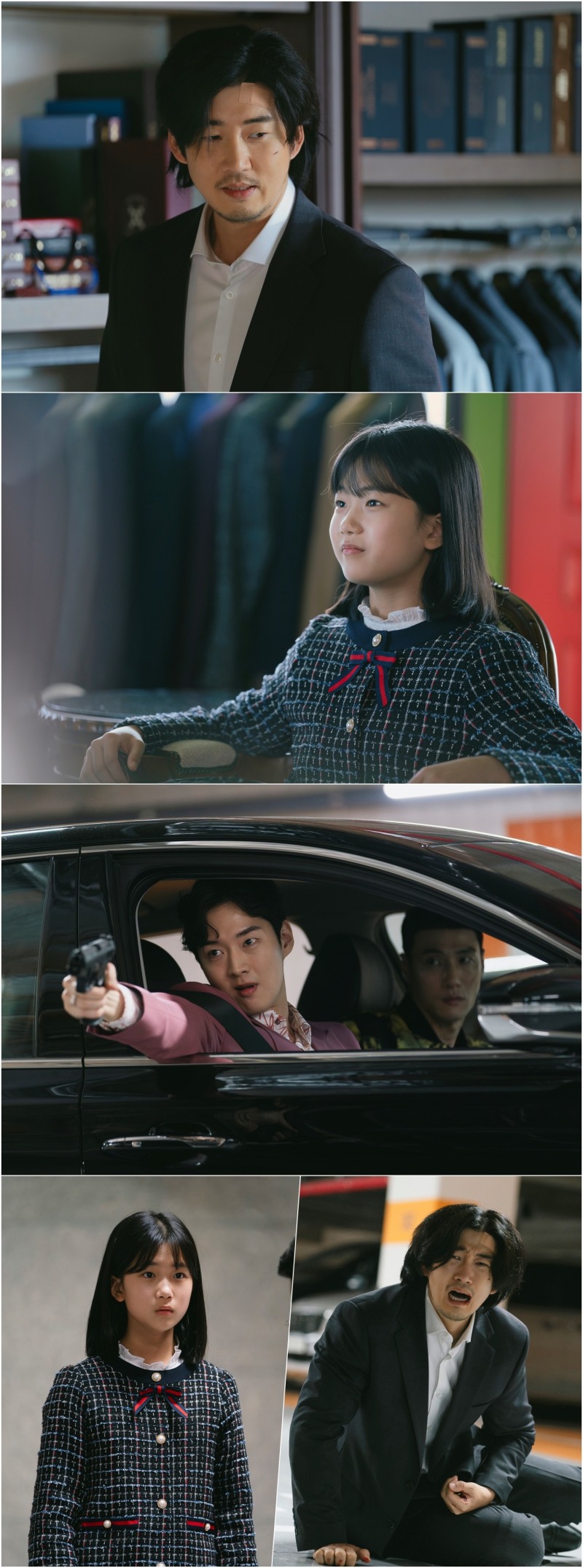 ‘유괴의 날’ 윤계상의 깜짝 변신→유나와 눈맞춤 미소 ‘훈훈’