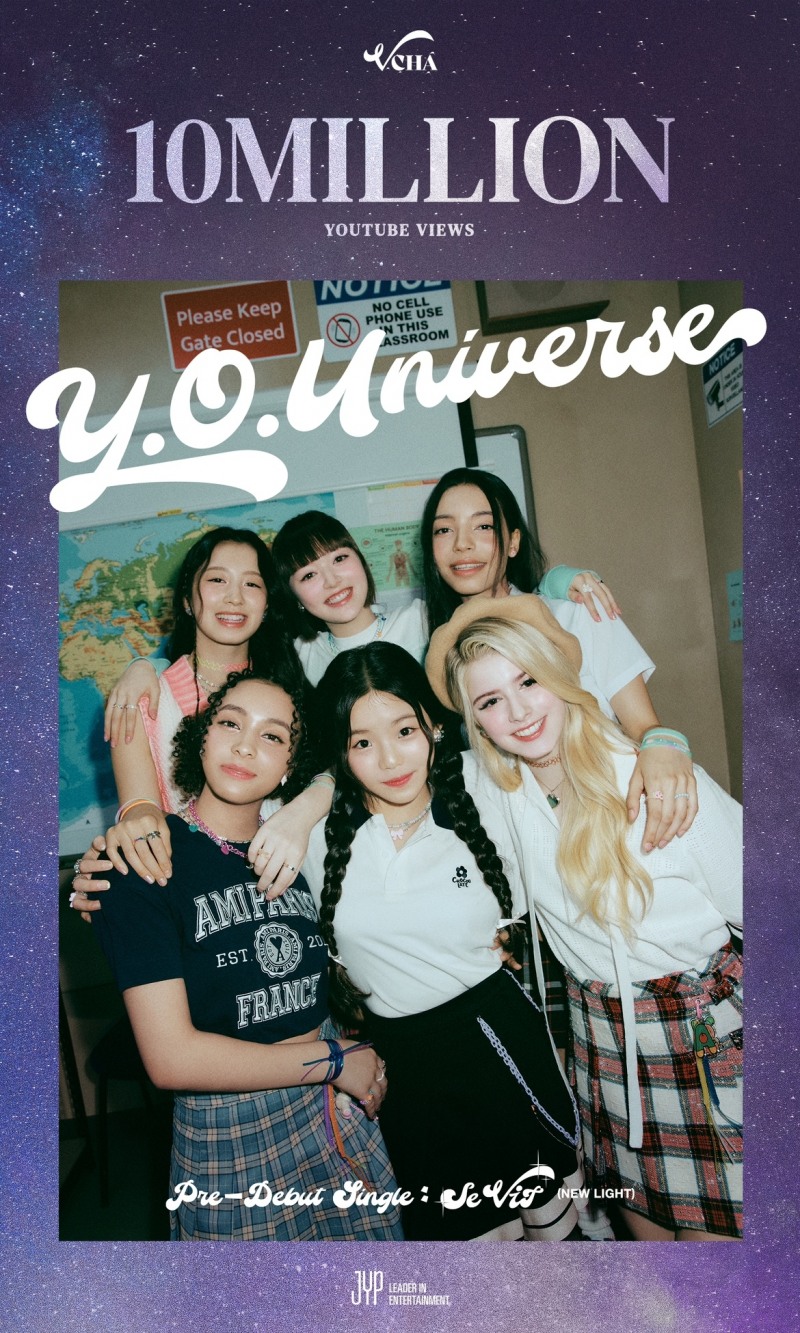 VCHA, 'Y.O.Universe' 뮤직비디오 유튜브 1천만 뷰 돌파…다채로운 콘텐츠 공개ing