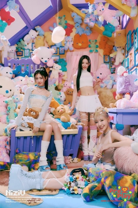 NiziU, 하이틴 키치 매력 품은 한국 데뷔 싱글 'Press Play' 유닛 포토 선봬