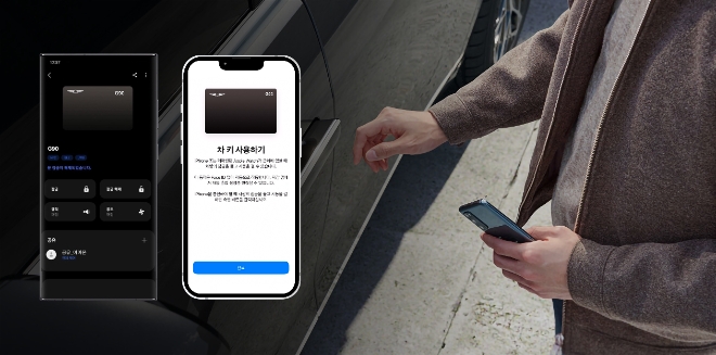 서로 다른 운영체제간 공유 가능한 디지털 키 2 서비스 / 사진=현대차∙기아 제공