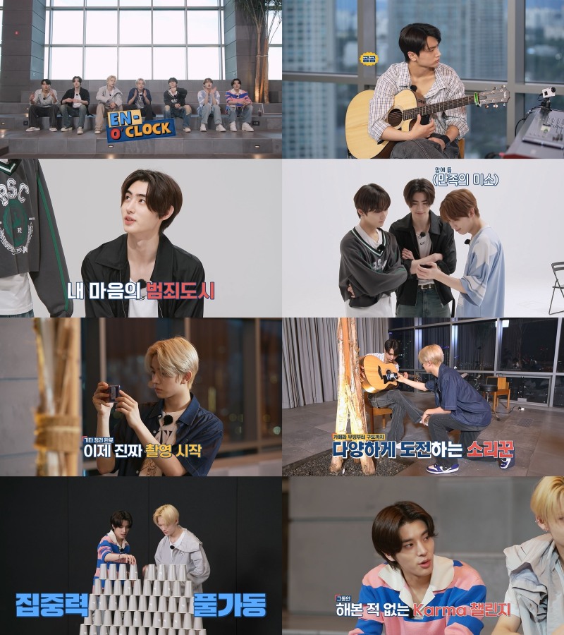 ‘엔어클락’ 엔하이픈, 100% 핸드 메이드 숏폼 콘텐츠 도전…‘아이디어부터 촬영·편집까지’